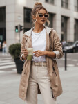 Dámska prechodná bunda parka MEROY béžová FashionStreet TY4288 XL