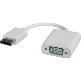 Roline DisplayPort / VGA káblový adaptér Konektor DisplayPort, VGA pólové zásuvka 0.15 m sivá 12.03.3135 Kábel DisplayPort; 12.03.3135