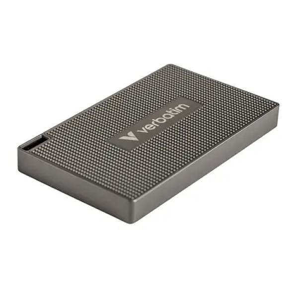 Verbatim Metal Mini Externý SSD disk 512GB čierna / USB-C 3.2 Gen 2x2 / R: 2000MBs / W: 1750MBs (32030)