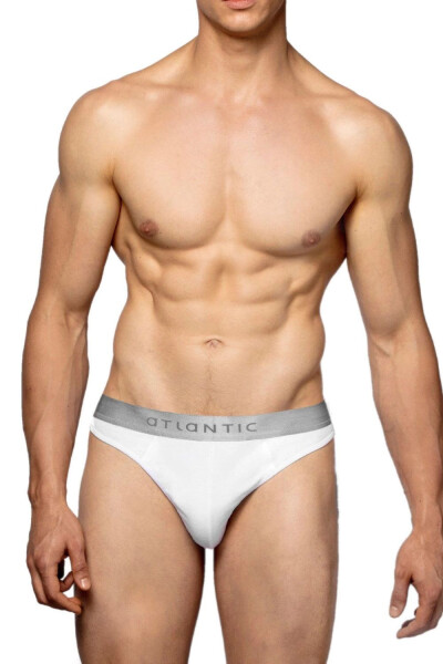 Pánske nohavičky 2 pack 013 white - Atlantic Bílá S