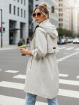 Dámska prechodná bunda parka béžová FashionStreet TY5557 L