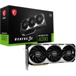 MSI GeForce RTX 4090 Ventus 3X E OC 24GB / 2235 - 2565 MHz / 24GB GDDR6 / 384-bit / 2x HDMI + 2x DP / (16) (RTX 4090 VENTUS 3X E 24G OC)