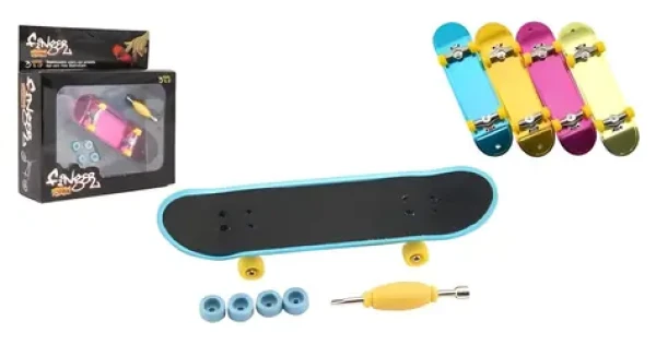 Prstový skateboard 9 cm s doplnkami na zmontovanie