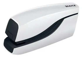 Leitz NeXXt Wow 5566 biela / Elektrická zošívačka / až 10 listov / napájanie 4X AAA (55661001)