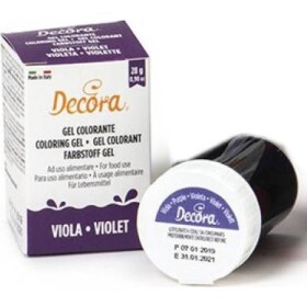 Gélová farba fialová 28 g - Decora - Decora