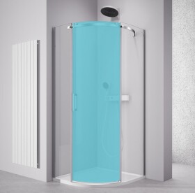 POLYSAN - THRON COMPONENT štvrťkruhová sprchová zástena 900x900, číre sklo, pravá TL2690BR