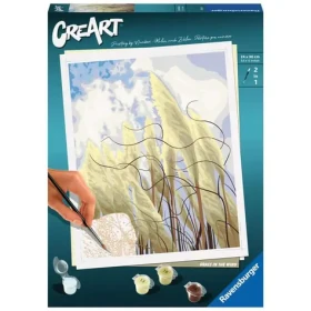 Ravensburger CreArt Tráva vo vetre - maľovanie podľa čísel