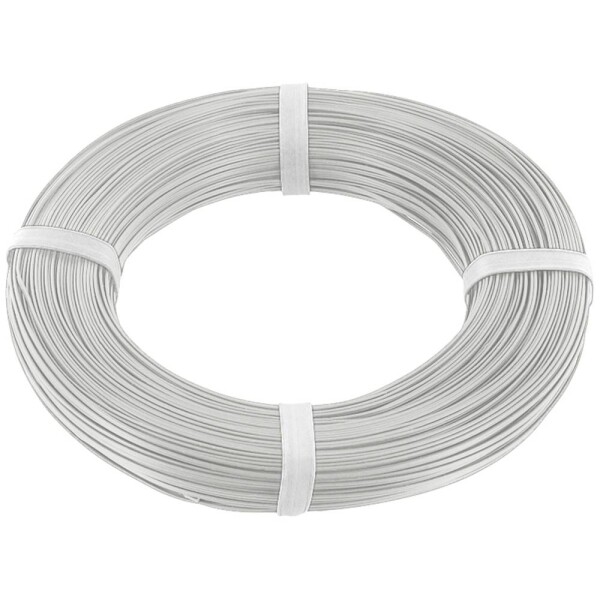 Econ connect KZL2X008WS100 opletenie / lanko 2 x 0.08 mm² biela 100 m; KZL2X008WS100