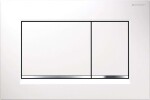 GEBERIT - Sigma30 Ovládacie tlačidlo splachovania, biela/chróm 115.883.KJ.1
