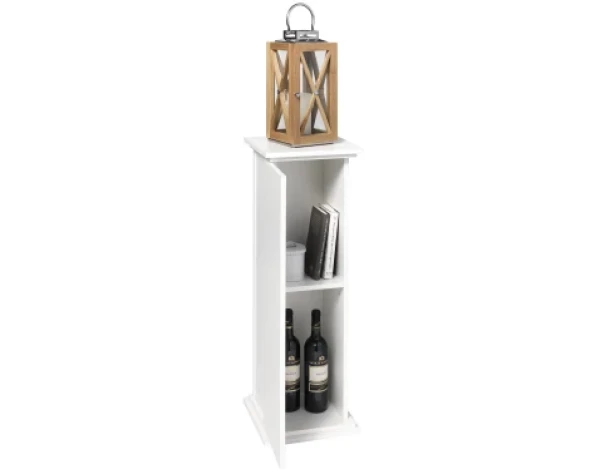 Skrinka v optike stĺpa Essex 2, výška 89 cm, biela%