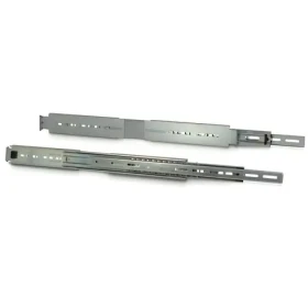 Inter-tech teleskopické lišty 18" strieborné / Teleskopické lišty / Pre 19" skrine / Výsuv 350-450 mm / Nosnosť 30 kg (88887195)