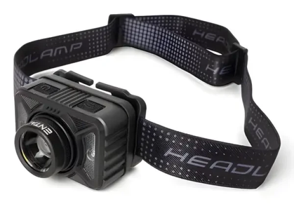 Entac Čelovka Zoom šedá / Čelovka / LED / 1200 lm / dosah 300 m / pohybový senzor / nabíjací Li- ION (EHL-ZH-10W-R)