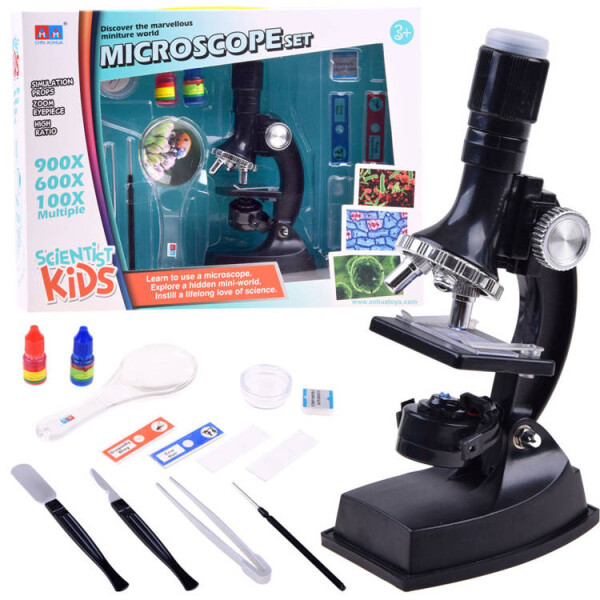 Mamido Veľká vzdelávacia sada Mikroskop + príslušenstvo pre mladého vedca ES0015