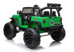 Mamido Elektrické autíčko Jeep Brothers zelené 24V 2x200W
