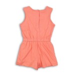 Bavlnený dievčenský overal, Minoti, TG PLAYSUIT 1, ružový - 80/86 | 12-18m