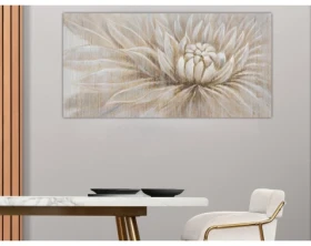 Ručně malovaný obraz Lekno, 140x70 cm%