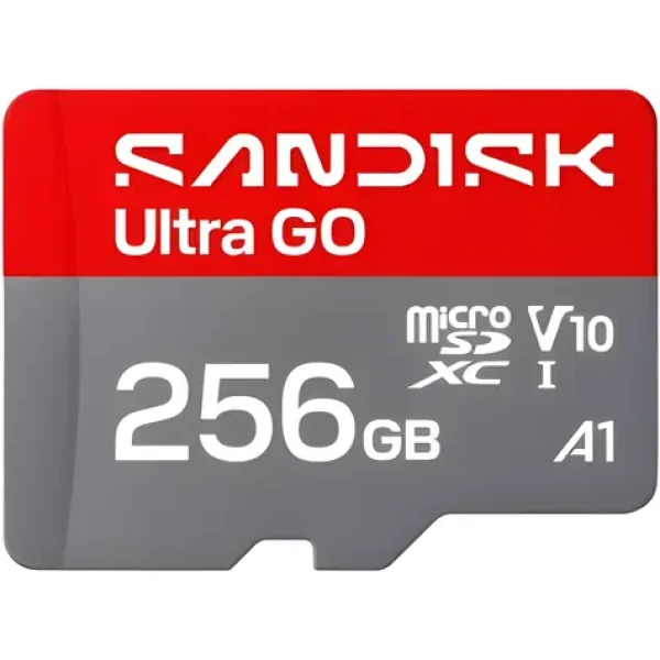 SanDisk Ultra GO microSDXC 256GB / Pamäťová karta / UHS-I / U1 / A1 / čítanie: až 190 MB/s / vhodné pre Full HD (SDSQUGN-256G-GN6MN)