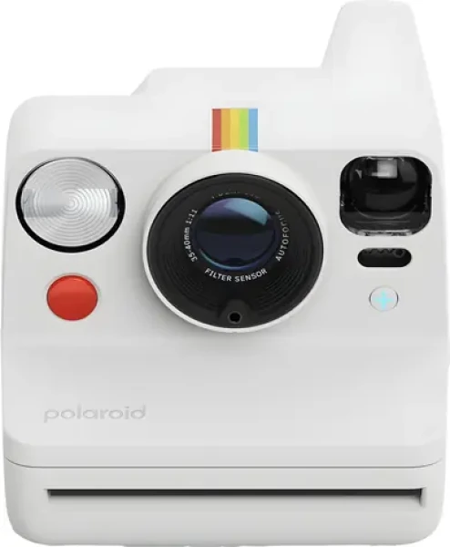 Polaroid Now+ Gen 3 biela / Fotoaparát pre okamžitú fotografiu / Bluetooth / Automatické ostrenie / Blesk (9161)
