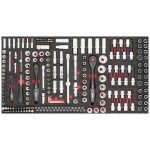 Vigor súprava nástrčných kľúčov metrický 1/4 (6,3 mm), 3/8 (10 mm) V4586; V4586