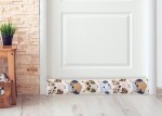 Tesniaci valec LIN 15x85cm 7595/412 farebné sovičky