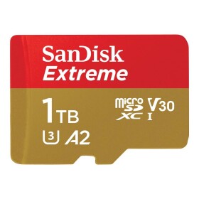 SanDisk Extreme pamäťová karta micro SDXC 1024 GB Class 10, UHS-I, v30 Video Speed Class nárazuvzdorné , vodotesné; SDSQXAV-1T00-GN6MA