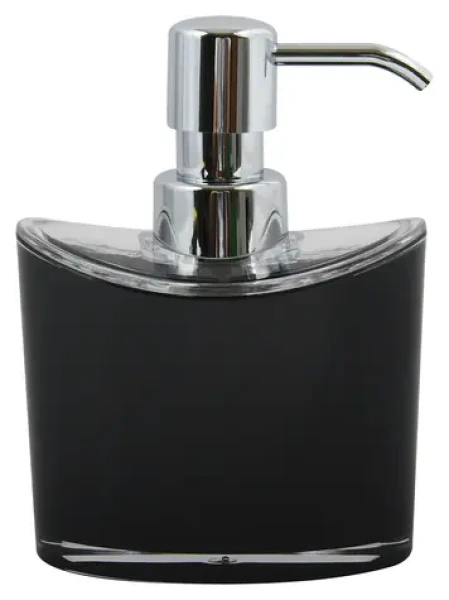 MSV MANIHI dávkovač mydla čierny / plast / 260 ml