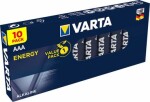 Varta Energy Batéria AAA 10ks / 1.5V / alkalická / v boxe (4103229410)