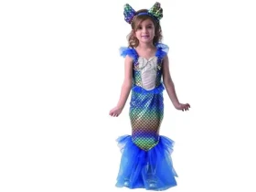 MaDe 09747 - Šaty na karneval - morská panna, 80 - 92 cm