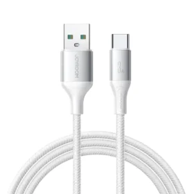 Joyroom S-A28 Flash Series Nabíjací kábel USB-A (M) - USB-C (M) 3A 1m biela (6956116798284)