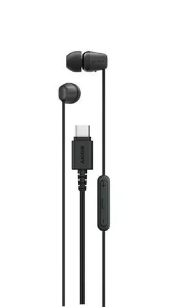 Sony MDR-EX15C čierna / Slúchadlá do uší s mikrofónom / USB-C (IEREX15CB.CE7)