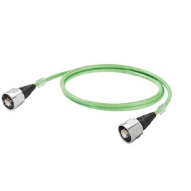Weidmüller 1103670003 RJ45 sieťové káble, prepojovacie káble CAT 5e U/UTP 0.30 m zelená samozhášavý, s ochranou 1 ks; 1103670003