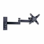 Techly Nástenný držiak pre TV LCD|LED|PDP dvojitý 13-30 15 kg / VESA / čierna (301498)