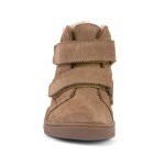 Detské zimné barefoot topánky ZERU TEX FURRY Beige Froddo G2110151-8 - 35