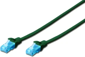 Digitus DK-1512-0025/G zelená / Patch kábel / CAT 5e / UTP / RJ45 - RJ45 / 0,25 m (DK-1512-0025/G)