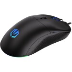 Endorfy GEM čierna / optická / drôtová / herná / 8000 dpi / PMW3325 / 6 tlačidiel / RGB / Kailh GM4.0 / USB / 1.8m (EY6A006)