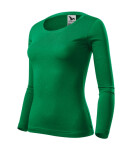 Fit-T LS tričko stredne zelené M