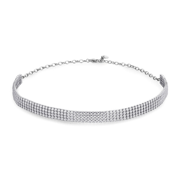 Brosway Trblietavý tenisový náhrdelník Choker Desideri BEIN021