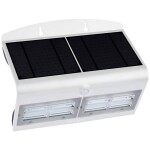 V-TAC solárna nástenná lampa VT-767-7-W 8278 LED 7.00 W denná biela biela, čierna; 8278