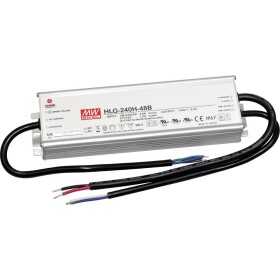 MEAN WELL HLG-240H-48B LED driver, napájací zdroj pre LED konštantné napätie, konštantný prúd 240 W 5 A 24 - 48 V/DC stmievateľný, PFC spínacie obvod, ochrana; HLG-240H-48B