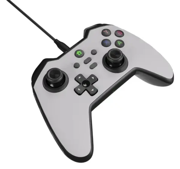 Genesis Mangan 300 biela / Gamepad / USB / Vibrácie (NJG-2104)