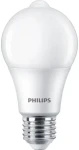 Philips Sensor A60 E27 8W / LED žiarovka / matný kryt / teplá biela / 806 lm / trieda F (SKL000362216)