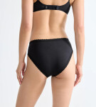 Dámske nohavičky sloggi 24/7 Cotton Lace Tai C3P - čierne - SLOGGI BLACK 40