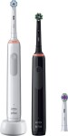 Oral-B Pro 3 3900 Duo čierno-biela / Elektrická zubná kefka / oscilačné / 3 režimy / časovač (Pro 3 3900 Duo Black/White)