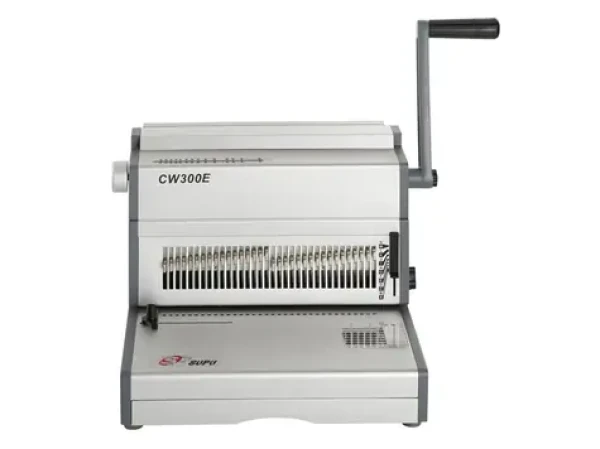 SUPU Elektrický viazač na drôtenú väzbu 3:1 Super CW300E / Dieruje až 30 listov 80 g/m2 (SP-Super-CW300E)