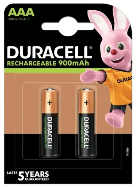 DURACELL - Nabíjací AAA 900mAh 2 ks (42411)