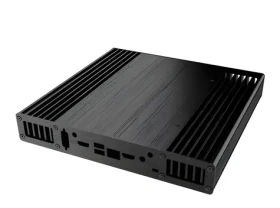 Akasa Plato X7D UCFF čierna / Mini ITX / možnosť zavesenia na stenu / hliník / OEM / bez ventilátora (A-NUC39-M1B)