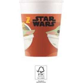 Papierové poháre 200ml 8ks Star Wars Yoda - Procos