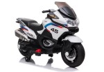 Mamido Detská elektrická motorka XMX609 biela