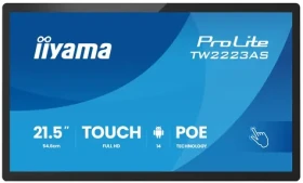 21.5" IIYAMA ProLite TW2223AS-B3P čierna / LED / IPS / 1920 x 1080 / 16:9 / 14 ms / 1500:1 / 450cd-m2 (TW2223AS-B3P)