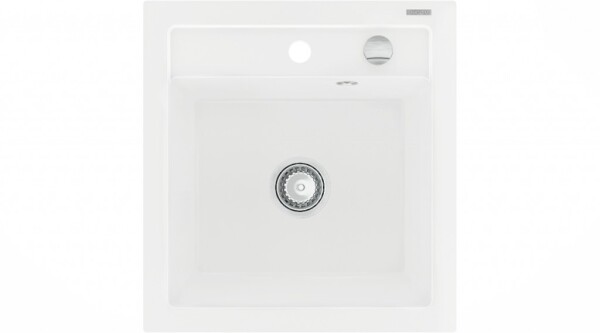 MEXEN MEXEN - Vito granitový drez 1 520x490 mm, biela 6503521000-20